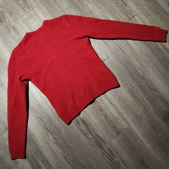 Brandy Melville Amalie red wool button up cardigan - Picture 9 of 14